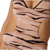 Costume donna con stampa tigre