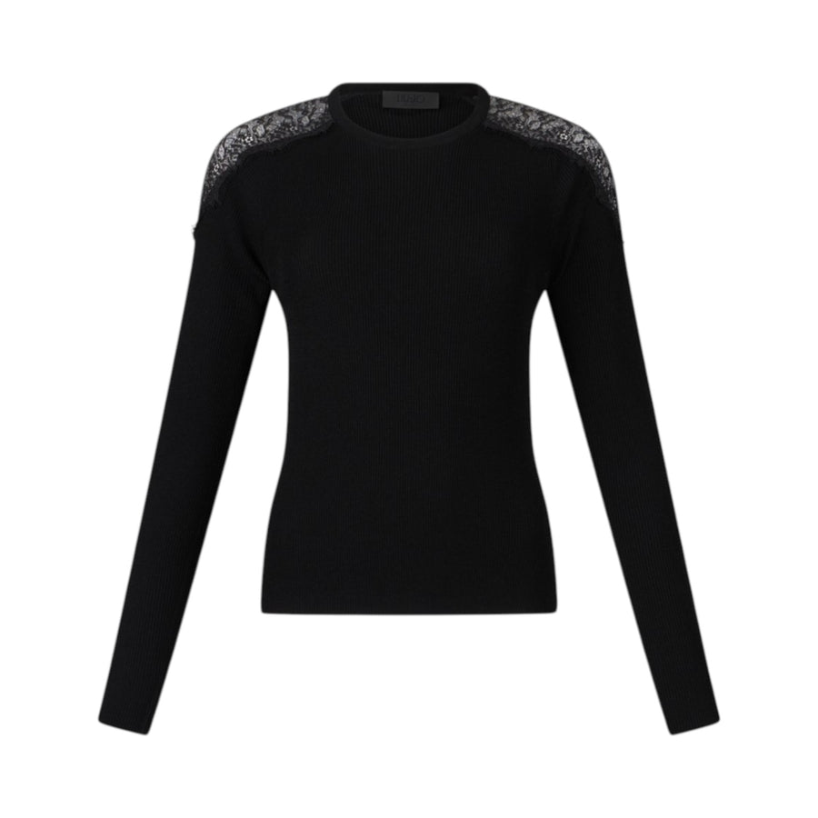Maglia donna con pizzo