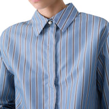 Camicia donna con inserto in pizzo