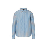 Camicia donna con inserto in pizzo