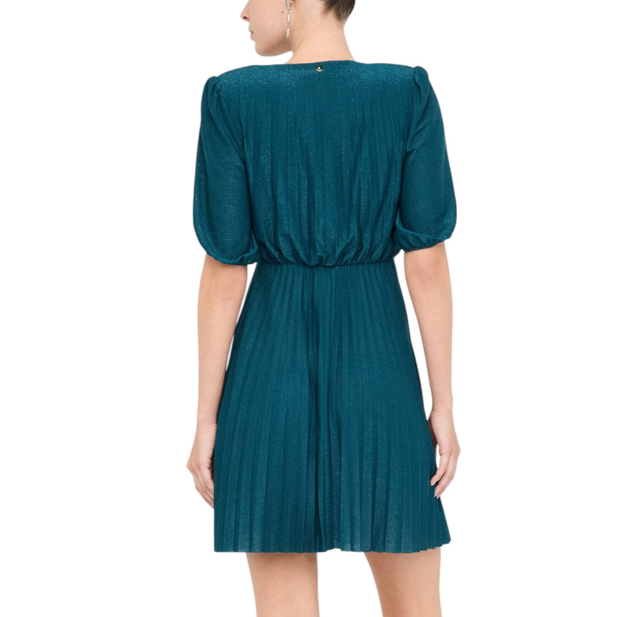 Abito donna corto elegante plissé