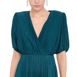 Abito donna corto elegante plissé