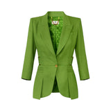 Giacca donna in misto lino