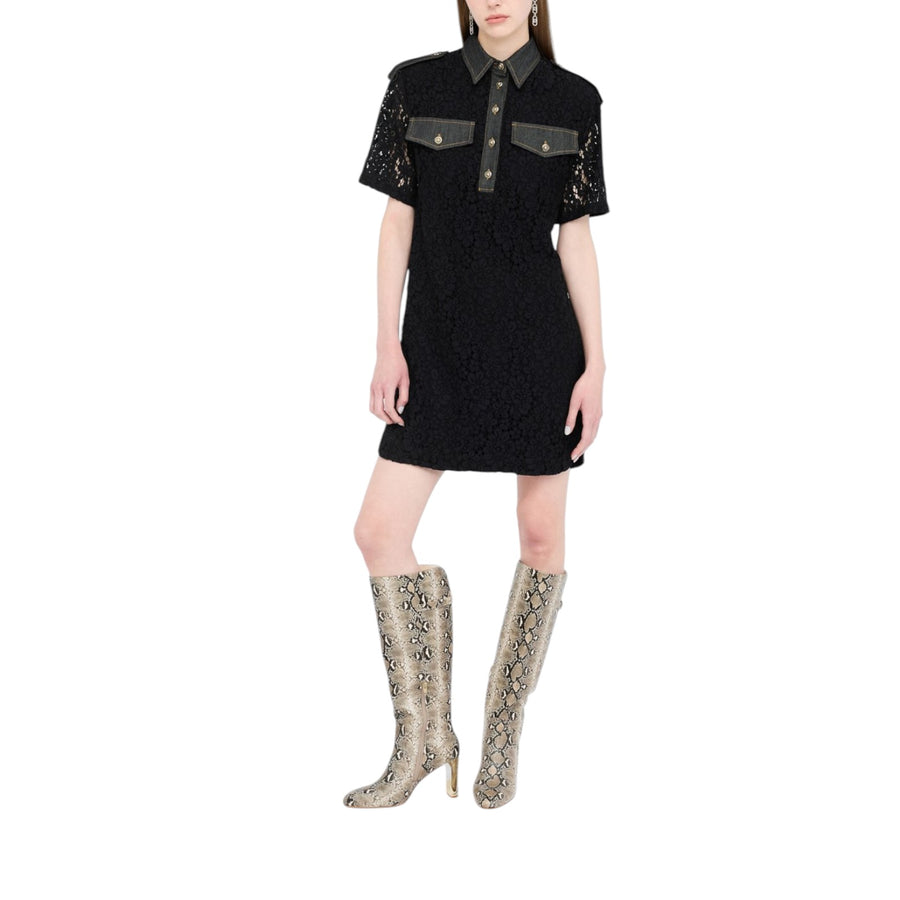Abito donna corto in pizzo