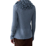 Cardigan donna in lana e alpaca