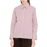 Camicia donna a righe con top