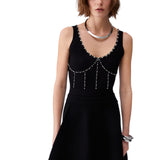 Body donna con ricami gioiello