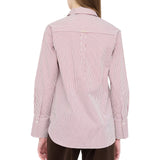 Camicia donna a righe con top