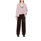 Camicia donna a righe con top