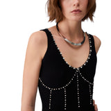 Body donna con ricami gioiello