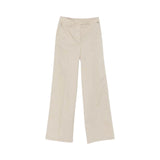Pantaloni donna palazzo in popeline
