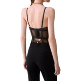 Body donna in tulle