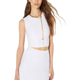 Top donna in maglia