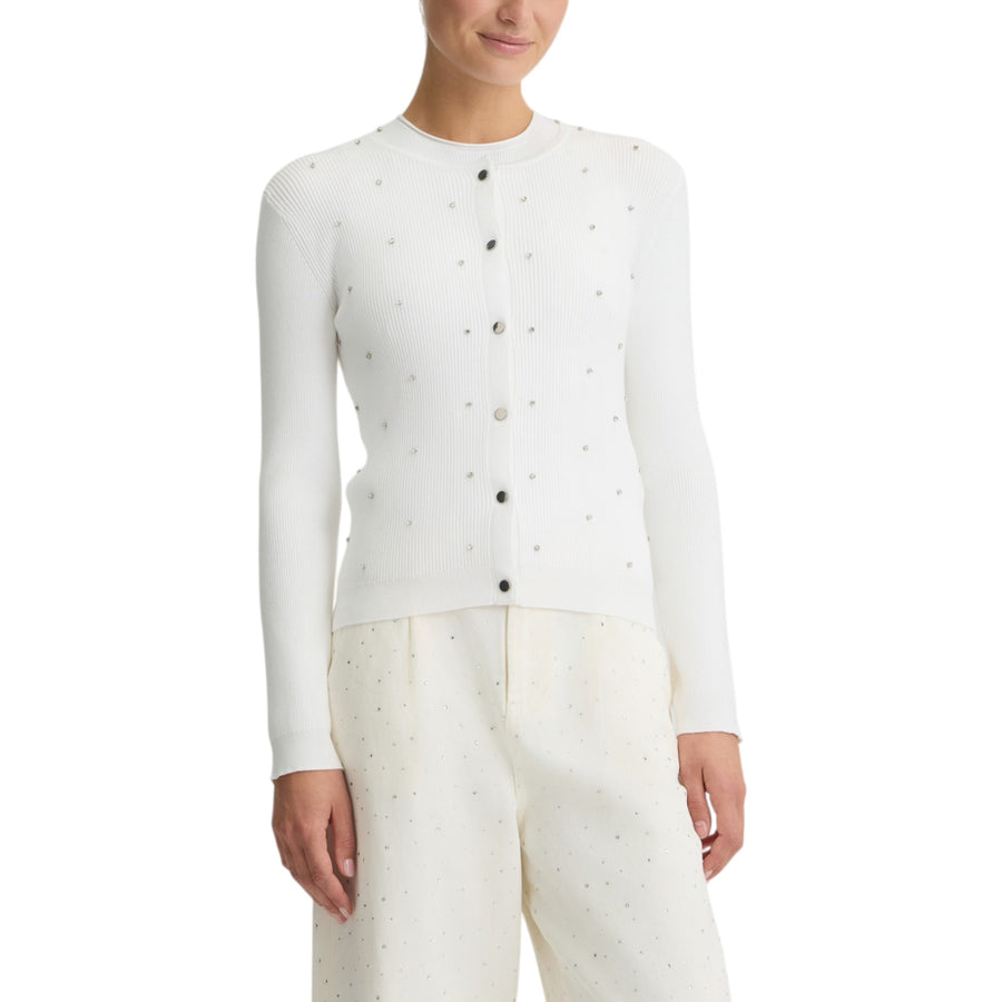 Cardigan donna con borchie