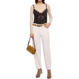 Pantalone Donna in bull di cotone dalla linea egg