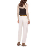 Pantalone Donna in bull di cotone dalla linea egg