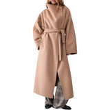 Cappotto donna oversize in lana