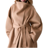 Cappotto donna oversize in lana
