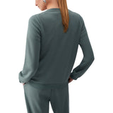 Felpa donna in scuba con logo