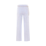 Pantaloni donna flare a vita alta