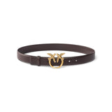 Cintura donna in pelle da 3 cm con fibbia Love Birds