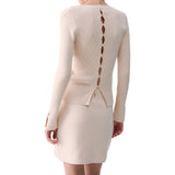Gilet donna in maglia con dettaglio in pizzo