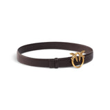 Cintura donna in pelle da 3 cm con fibbia Love Birds