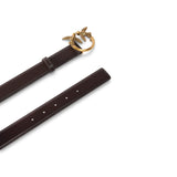 Cintura donna in pelle da 3 cm con fibbia Love Birds