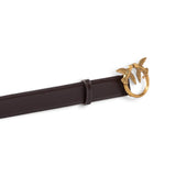 Cintura donna in pelle da 3 cm con fibbia Love Birds