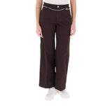 Pantaloni donna flare a vita alta
