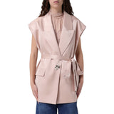 Giacca donna  smanicata in satin