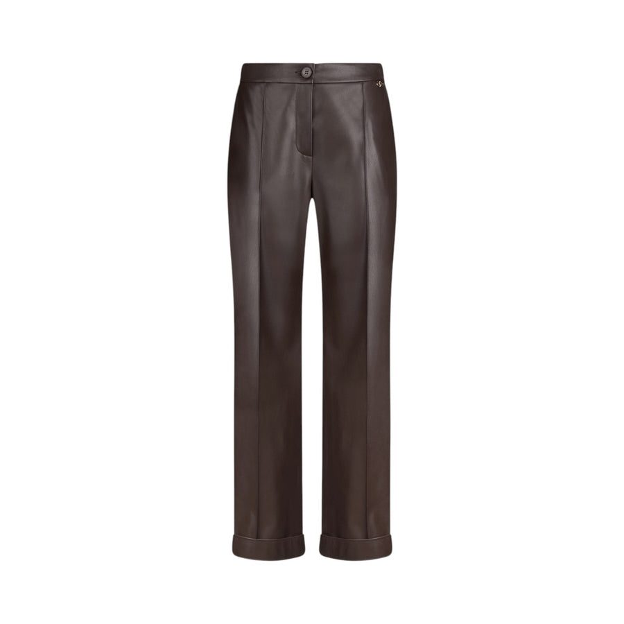 Pantaloni donna in tessuto spalmato