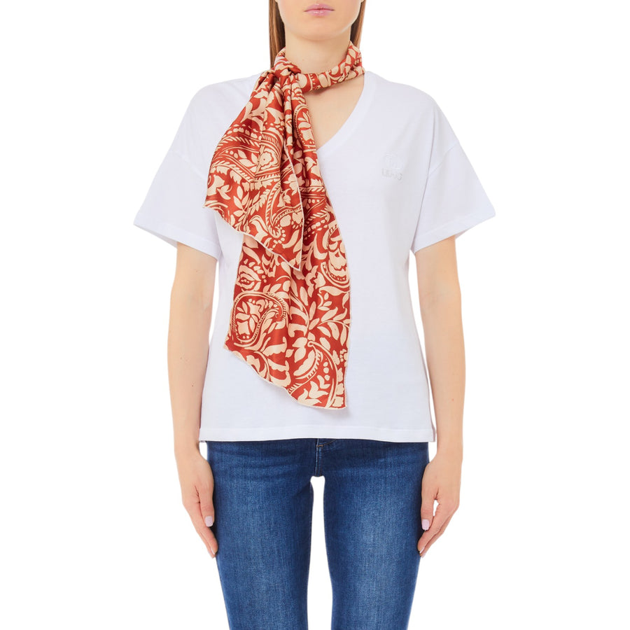 T-shirt donna con stola