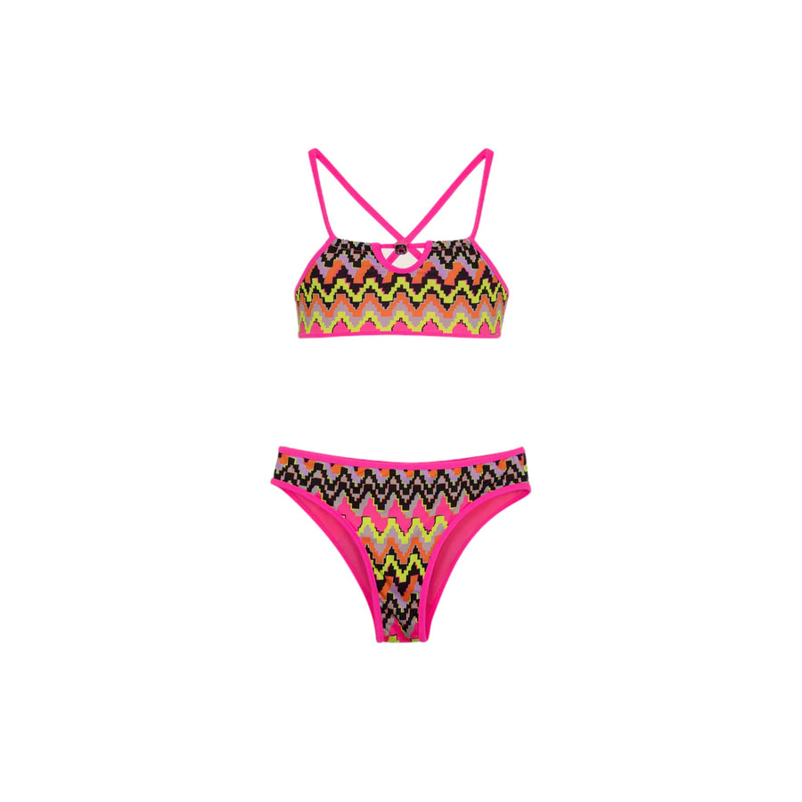 Bikini top e slip fisso ethos bimba