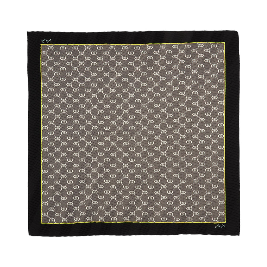 Foulard donna monogram plissé