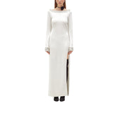 Abito donna in jersey con ricamo