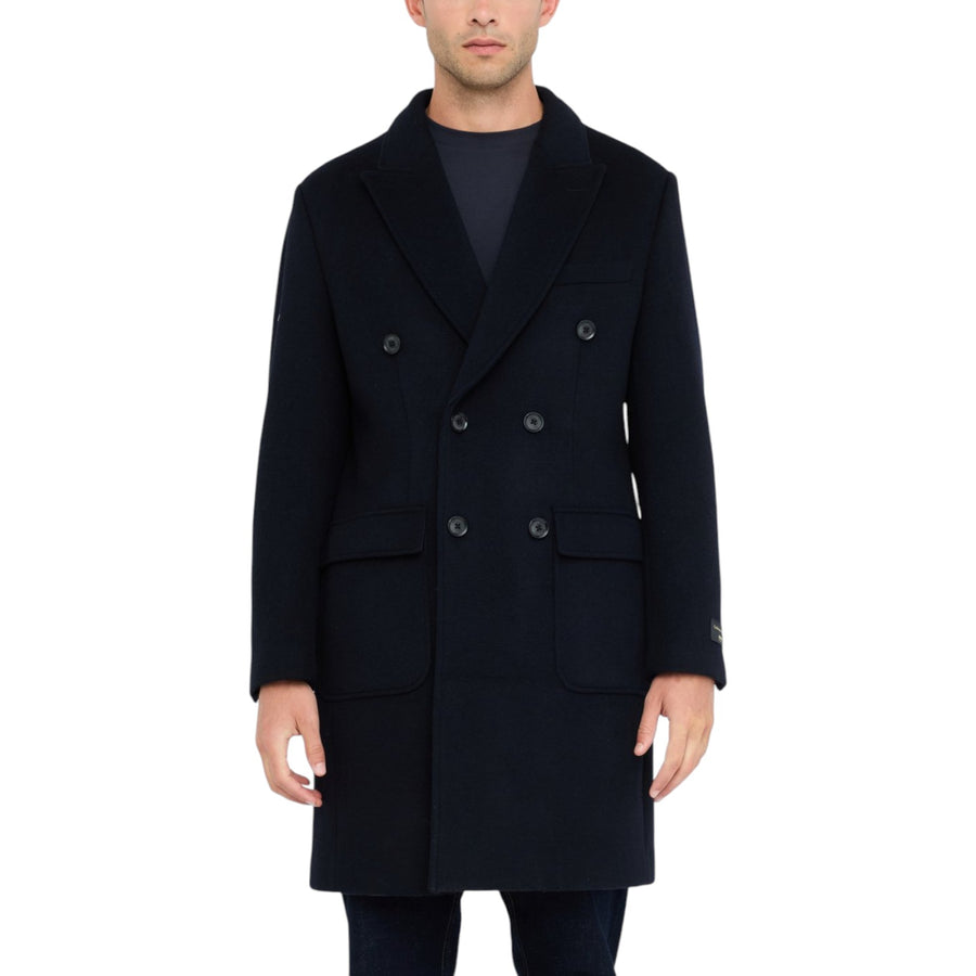 Cappotto uomo doppiopetto in lana e cashmere