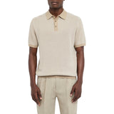 Polo uomo in cotone e seta