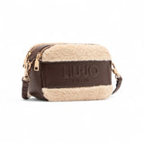 Borsa donna a tracolla piccola in teddy