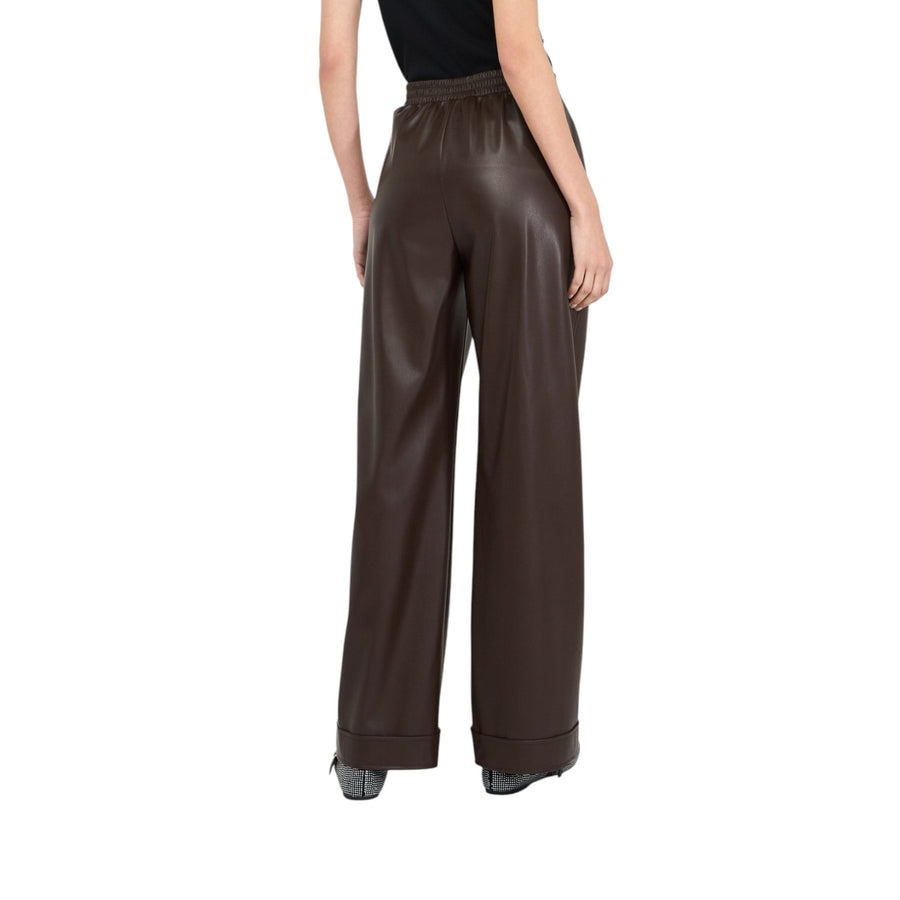 Pantaloni donna in tessuto spalmato