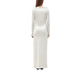 Abito donna in jersey con ricamo