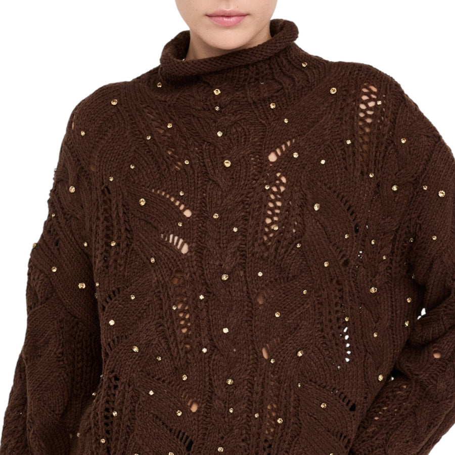 Dolcevita donna con pietre gioiello