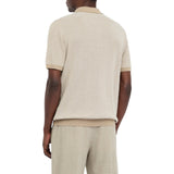 Polo uomo in cotone e seta