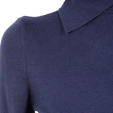 Maglia donna in viscosa stretch con colletto