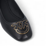 Ballerine donna flat in nappa con logo Love Birds