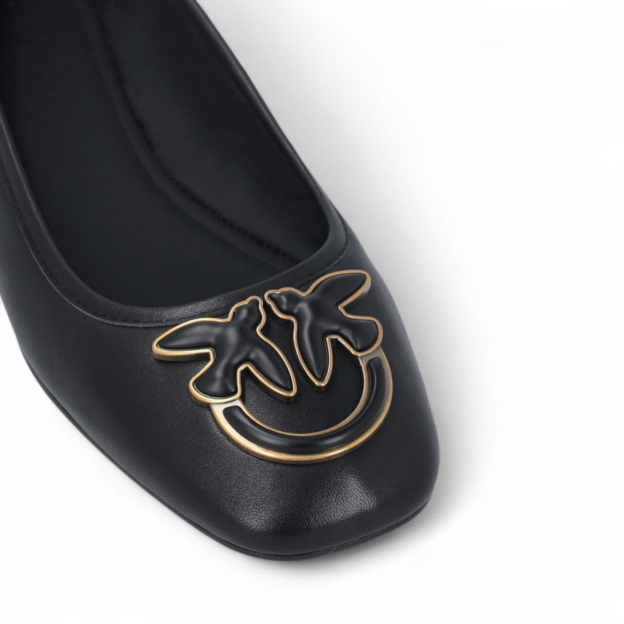 Ballerine donna flat in nappa con logo Love Birds