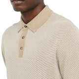 Polo uomo in cotone e seta