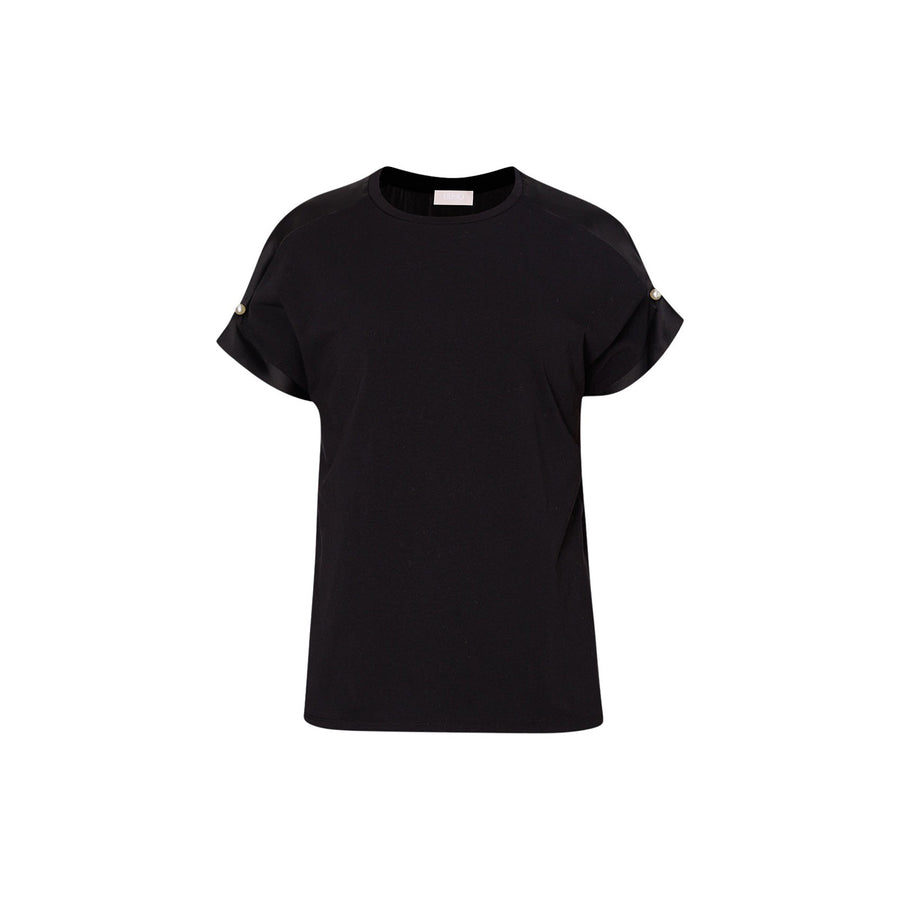 T-shirt donna con perle