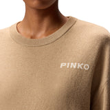 Maglione donna con maxi logo Love Birds