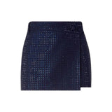 Minigonna Donna a portafoglio full strass